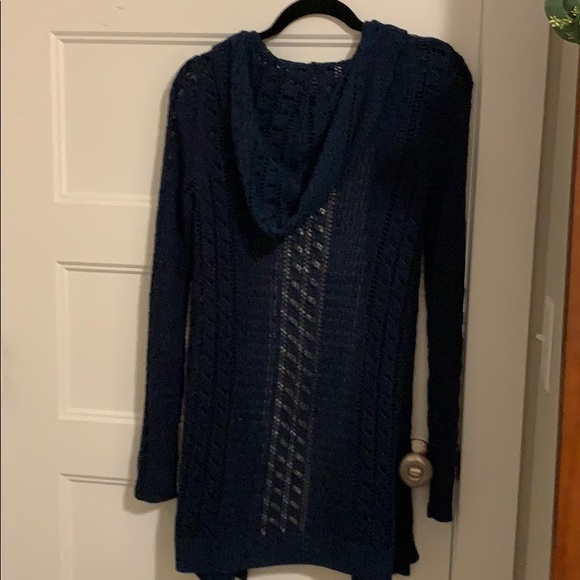 Pink Rose Hooded Cardigan - Picture 3 of 3